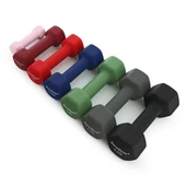 Zerogym Neopren Kaplı  İçi Demir Dambıl 2 kg Kırmızı 1 Adet - 3