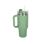 Sip Voyage Mint Yeşil Paslanmaz Çelik Pipetli Termos Bardak 900ml - 2