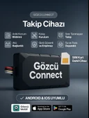 Gözcü Mobil Connect Takip Cihazı Anlık Konum Takibi Geçmişe Dönük Veri Araç Motor Gizli Takip Cihazı Geofenceli - 1