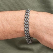 Kalem İşleme Gurmet Zincir 925 Ayar Gümüş Erkek Bileklik thumbnail 8