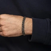 Saç Örgüsü Hasır 925 Gümüş Bileklik Künye thumbnail 8