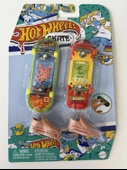Hot Wheels Skate Retro Temalı İkili Parmak Kaykay ve Ayakkabı - Model 3 - 1
