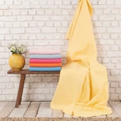 Karaca Home Boni Sarı %100 Pamuk Çift Kişilik Pike  thumbnail 4