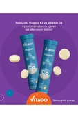 Vitago 2'li Paket- Kalsiyum, D3, K2 Vitamini Içeren Efervesan Tablet thumbnail 2