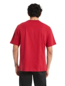 Galatasaray Orijinal Lisanslı Lazer Aslan Baskılı GS Logo Kırmızı Erkek T-Shirt thumbnail 3