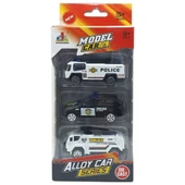 3'lü İş Makinaları Road Seti - Die Cast - DS044 - Polis thumbnail 5