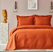 Karaca Home Back To Basic Kiremit Çift Kişilik Yatak Örtüsü thumbnail 4