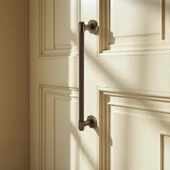 Punch Mat Antik Sarı 40 cm Çekme Kolu Tutma Kulpu Kulbu Çelik Dış Kapı Tutamağı Kol Sürgülü Kapı thumbnail 3