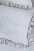 Royale Gri %100 Pamuk Müslin Nakışlı Private Bebek Yorgan Seti thumbnail 3