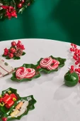 Karaca New Year Yılbaşı Kokina İki Bölmeli Çerezlik 18 Cm - 8