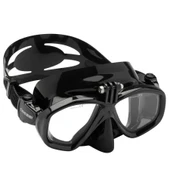 Cressi Action Dalış Maskesi Su Altı Kamera Aparatlı  BLACK-FRAME BLUE - 3
