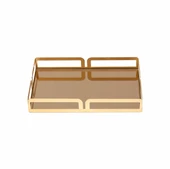 Karaca Home Deluxe Rechteckiges Tablett 31x19 cm - 2