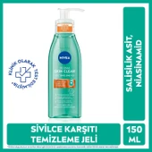 Nivea Derma Skin Clear Sivilce Karşıtı Yüz Temizleme Jeli 150ml - 1