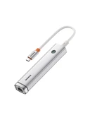 Baseus UltraJoy Series 5-Port HUB AIR - Gümüş (Type-C to HDMI4K@60Hz*1+USB3.0*2+PD*1+RJ45*1) - 2