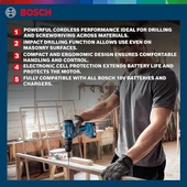 Bosch Gsb 183 Li Darbeli Matkap Vidalama (Solo) Batarya, çanta ve Şarj Aleti Yoktur - 3