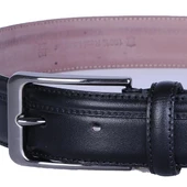 Skuaıter 26-Çakır Siyah %100 Deri Erkek Kumaş Kemer thumbnail 2