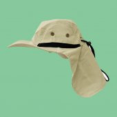 Buğday Renk Ayarlanabilir ve Dayanıklı Safari Güneş Şapkası thumbnail 1