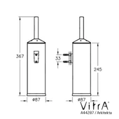 VitrA Arkitekta Tuvalet Fırçalığı A44287 - 5