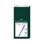 Faber-Castell Faber Econ 0.7 Uçlu Kalem Şeffaf Renkli 10'lu thumbnail 2
