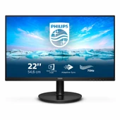 Philips 222V8LA 21.5" 75Hz 4Ms VGA+HDMI+DP FullHD Adaptive-Sync VA Vesa Monitör thumbnail 1