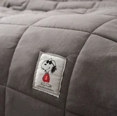 Peanuts by Karaca Home Joe Gri Çift Kişilik Cotton Comfort thumbnail 4