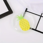 Ananas Desenli Soğuk Sıcak Jel Göz Maskesi Buz Rahatlatıcı Kozmetik Yüz Yogası 2'li Maske - 4