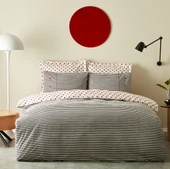 Karaca Home Polka %100 Pamuk Çift Taraflı Tek Kişilik Nevresim Takımı Siyah thumbnail 1