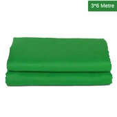 Gdx Kumaş Fon Yeşil (3x6 Metre) Katlanabilir / Yıkanabilir - 1