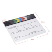 GDX CLP-01 Klaket - Clapperboard Clapboard (Kalem ve Silgi Hediyeli) - 3