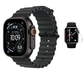 Apple Watch Ultra 3 Uyumlu 3 Adet Şeffaf Ultra koruyucu Nano Jelatin - 1