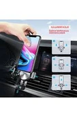 360 Derece Mekanik Araç İçi Telefon Tutucu 50564 - 3