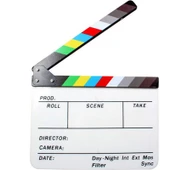 GDX CLP-01 Klaket - Clapperboard Clapboard (Kalem ve Silgi Hediyeli) - 5