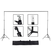 Gdx Seyyar Siyah Fon Perde (Katlanabilir Kumaş) 3x6 Metre - 3