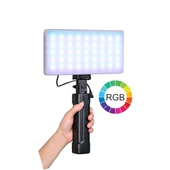 GDX CF-135 II RGB Mini 10W Işık + El Tipi Powerbank Tripod Batarya - 1