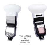 Godox MF-DD Flaş Difüzörü - Dental Diş Portre Makro Fotoğrafçılık - 2