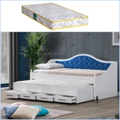 Yavrulu Karyola, Eymen Yavrulu Yatak - Mavi 1 Adet Comfort Yatak thumbnail 1