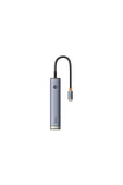 Baseus UltraJoy Series 6-Port HUB AIR - Gri (Type-C to HDMI4K@60Hz*1+USB3.0*2+USB2.0*1+Type-C3.0*1+PD*1) - 2