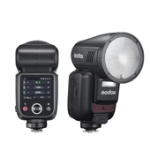 Godox V100 Sony Uyumlu Yuvarlak Tepe Flaşı - 1