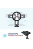360 Derece Mekanik Araç İçi Telefon Tutucu 50564 - 4