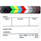 GDX CLP-01 Klaket - Clapperboard Clapboard (Kalem ve Silgi Hediyeli) - 4