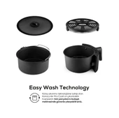 Karaca Air Pro Cook XL 2 in 1 Konuşan Airfryer Rosegold 4 Kişilik thumbnail 10