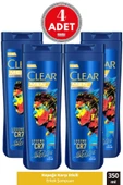 Clear 350 Ml Men Şampuan CR7 Kepeğe Karşı x4 Adet - 1
