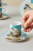 Animal 6 Kişilik Kahve Fincan Takımı 90 ml - 10