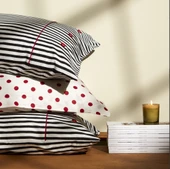 Karaca Home Polka %100 Pamuk Çift Taraflı Tek Kişilik Nevresim Takımı Siyah thumbnail 9