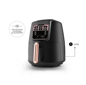 Karaca Air Pro Cook XL 2 in 1 Konuşan Airfryer Rosegold 4 Kişilik thumbnail 1