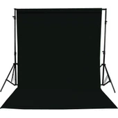 Gdx Seyyar Siyah Fon Perde (Katlanabilir Kumaş) 3x6 Metre - 1