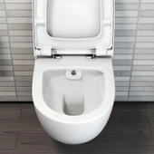 Vitra Sento Rim-Ex Asma Klozet Slim Kapak, Vitra Gömme Rezervuar Set 768-1851 thumbnail 7