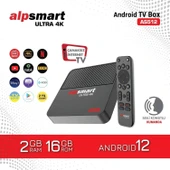 Alpsmart As512 Tv Box 2+16gb Wifi Android 12 Ses Komutlu Akıllı Kumanda - 1