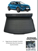 Sahler Kia Stonic 2017+ Uyumlu 4.5D Premium Havuzlu Oto Paspas ve Liner Marka 3D Bagaj Havuzu thumbnail 2