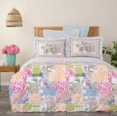 Karaca Home Dallias Fuşya %100 Pamuk Tek Kişilik Nevresim Takımı thumbnail 1